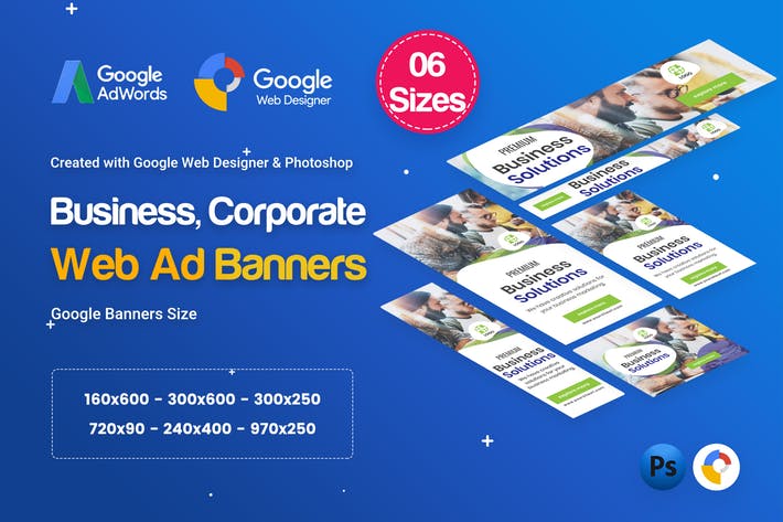 Business, Corporate Banners HTML5 D26 - GWD