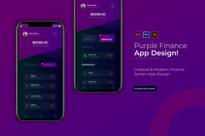 Purple Finance | App Template