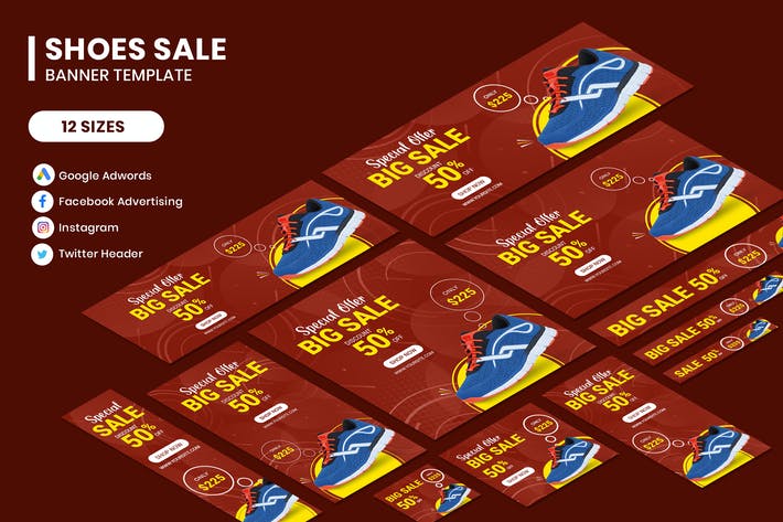 Shoes Sale Banner Template