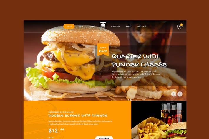 Fast Foody - Restaurants & Food HTML5 Template