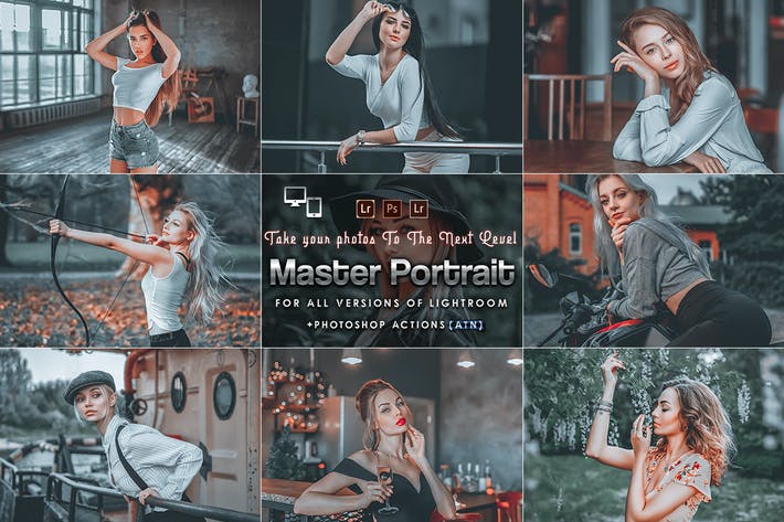 Master Portrait Actions Presets (Mobile & Desktop)