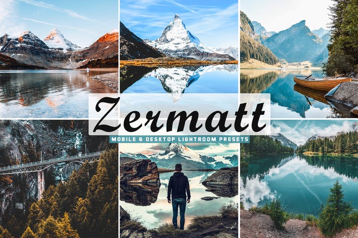 Zermatt Mobile & Desktop Lightroom Presets