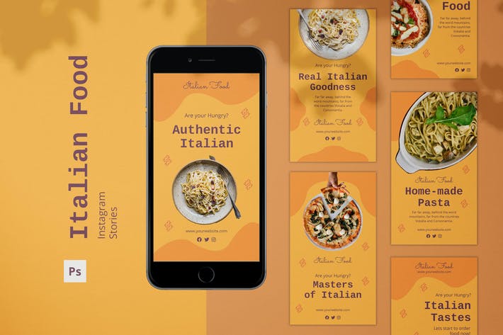 Italian Food Instagram Stories