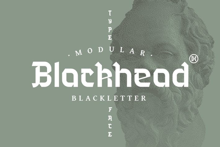 Blackhead Typeface|Medieval Font