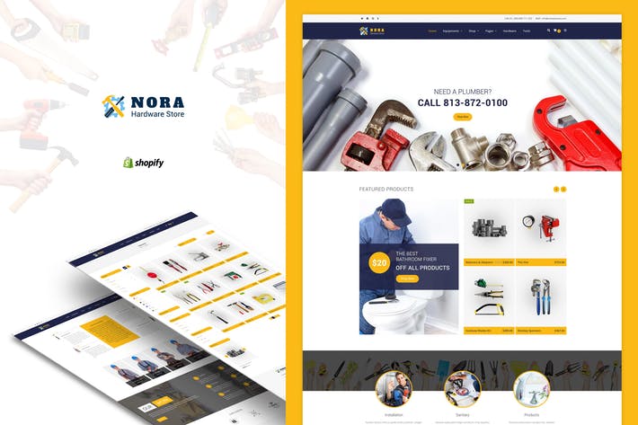 Nora - Hardware Store Shopify theme