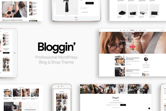 Blggn - A Responsive Blog & Shop WordPress Theme