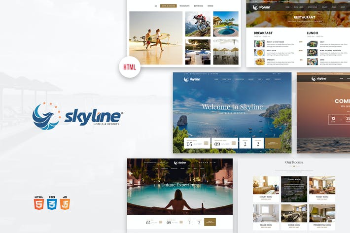 SkyLine | Hotel Booking HTML Template