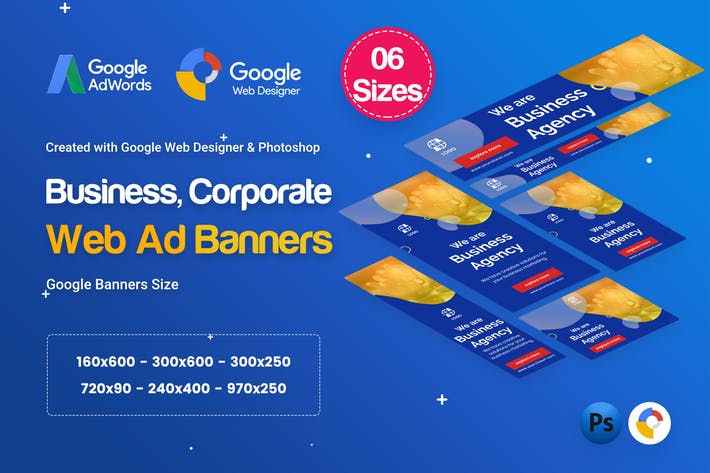 Business Agency Banners Ad D28 - GWD