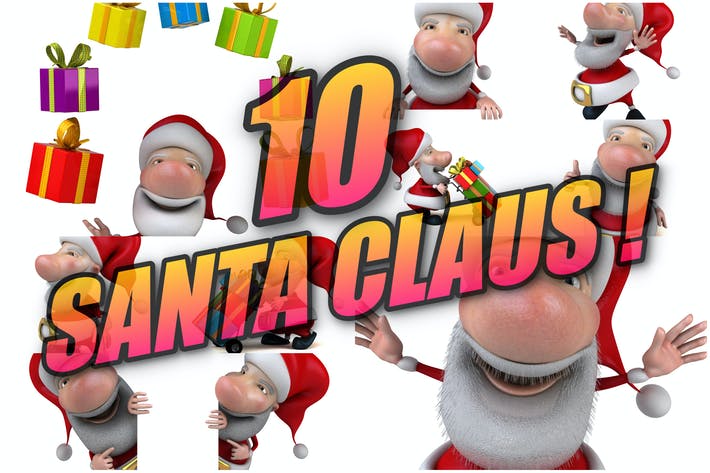 10 Santa Claus !