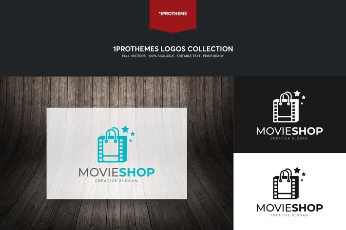 Movie Shop Logo Template
