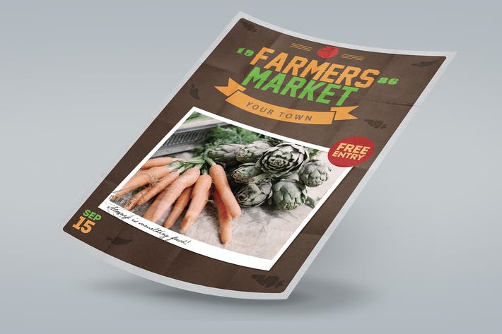 Farmers Market Flyer Poster