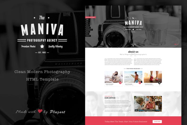 Photography Agency - HTML Template