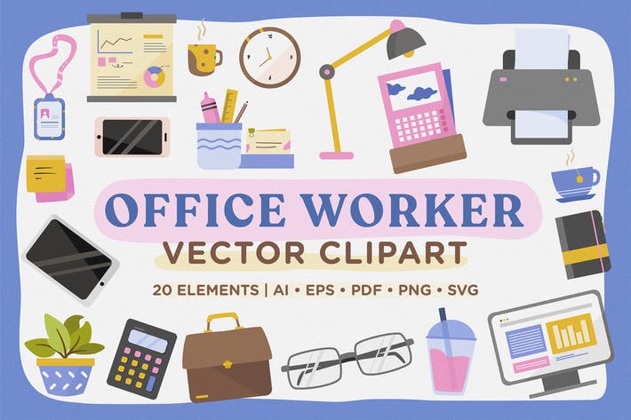 Office Worker Vector Pack