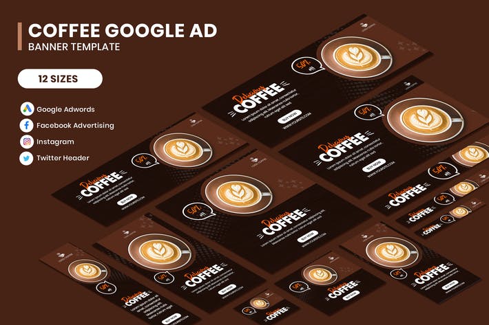 Coffee Google Adwords Template
