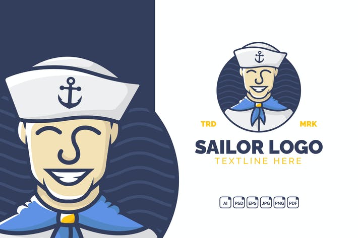 Sailor Modern Logo Design