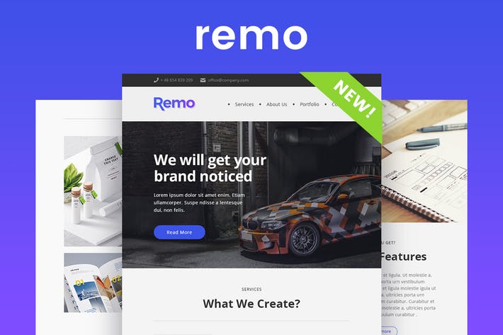 Remo - Responsive Email Newsletter Template