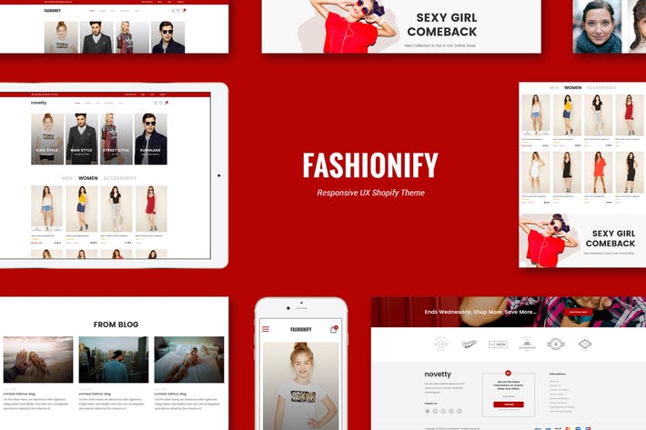 Fashionify - Responsive Fashion Shopify Theme