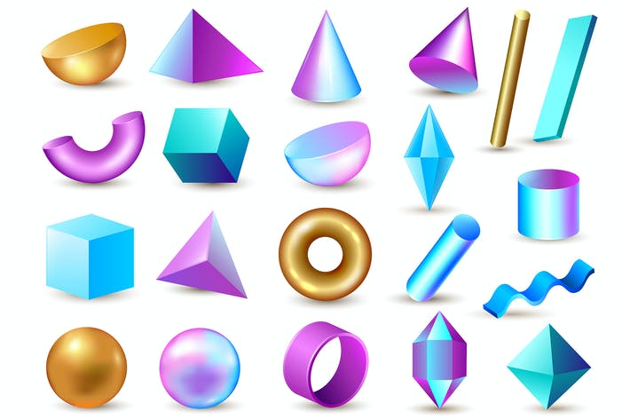 Abstract 3d Design Elements