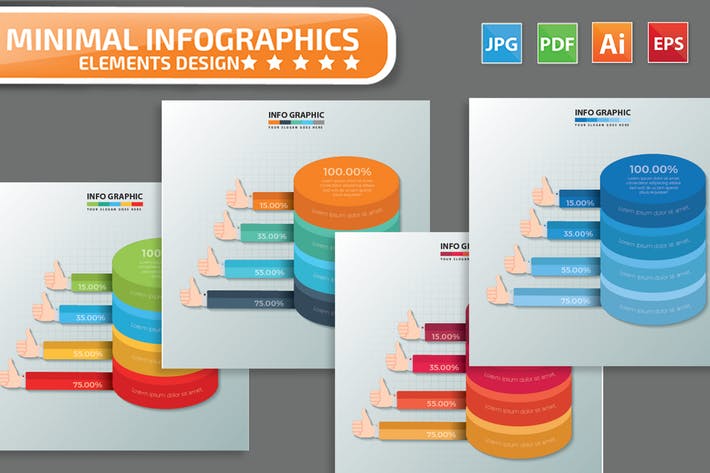 Big data design infographic Design