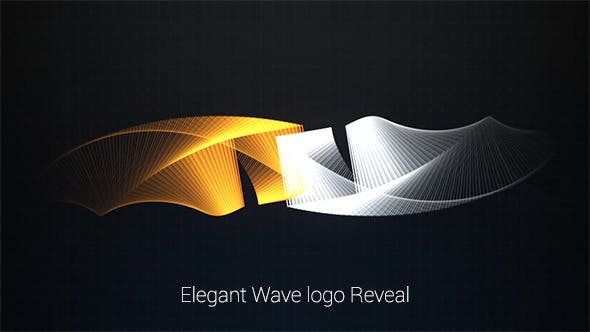 Elegant Wave Logo Reveal