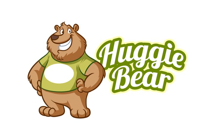 Friendly Bear Mascot Logo