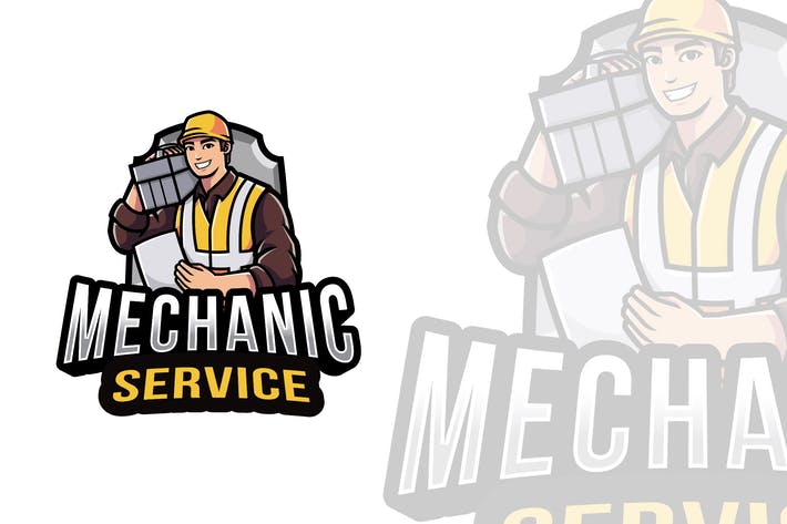 Mechanic Service Logo Template