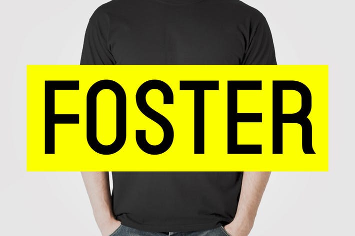 FOSTER - Amazing Display / Headline Typeface