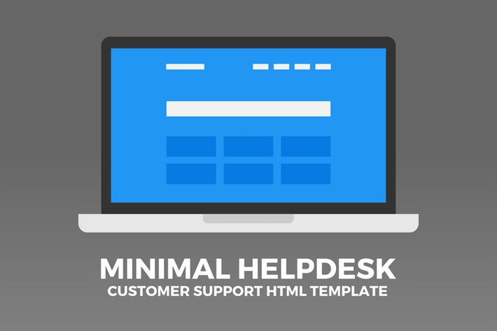 Minimal Helpdesk | Customer Support HTML Template