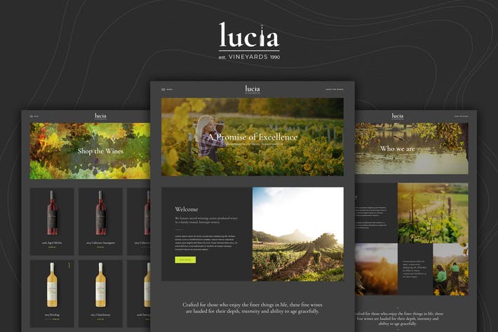 Lucia - Wine WordPress Theme