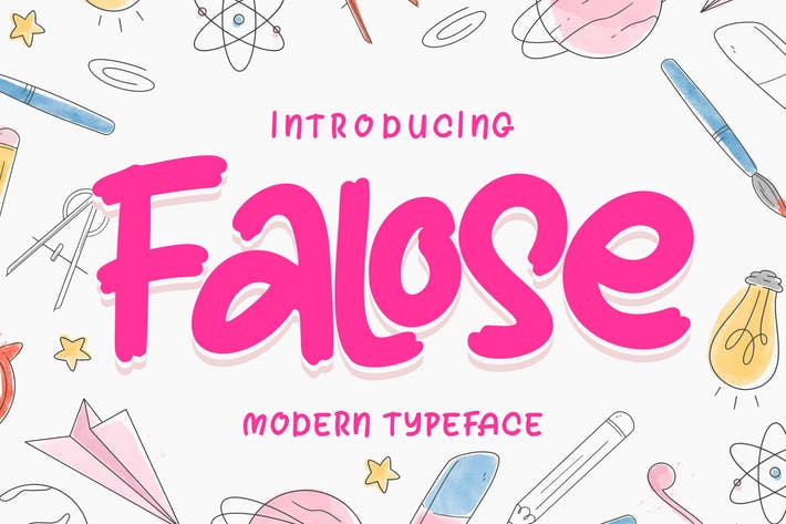 Falose | Modern Typeface Font