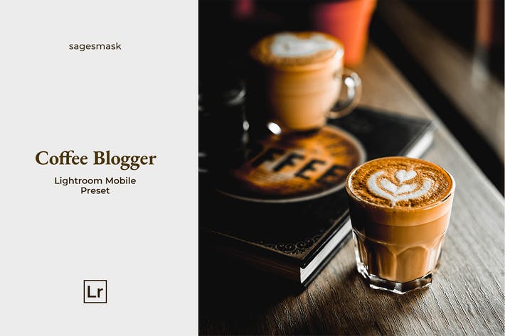 Coffee Blogger Lightroom Mobile Preset