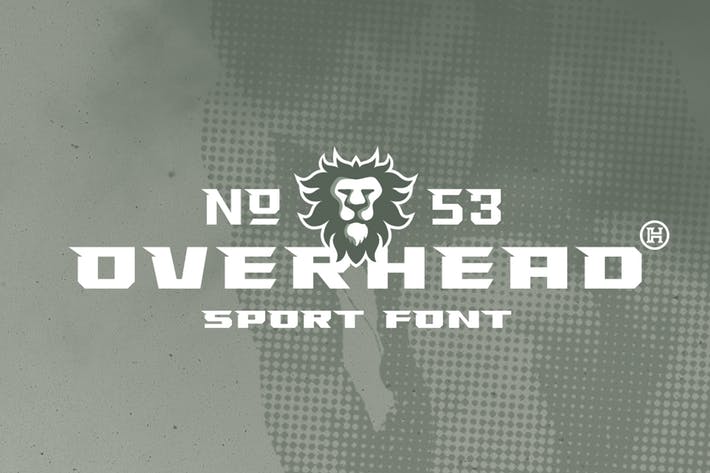 Overhead Typeface|Sport Font