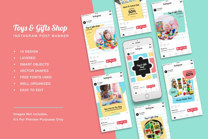 Toys & Gift Shop Instagram Post Banner