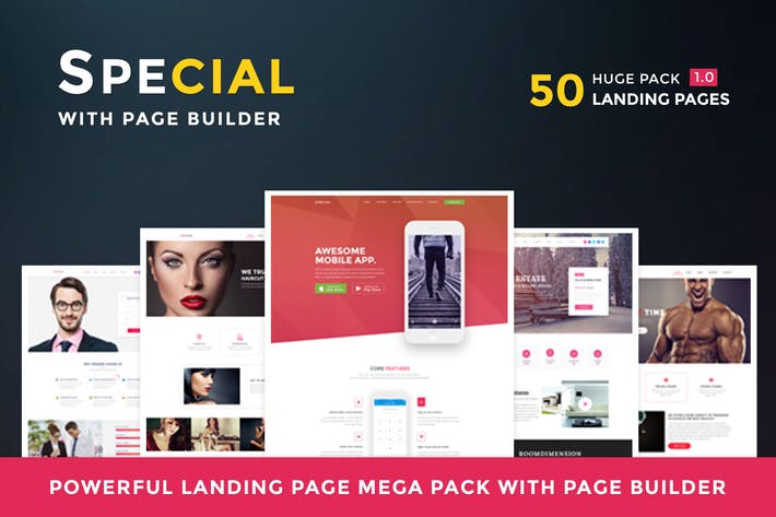 Special - Landing Page HTML Pack