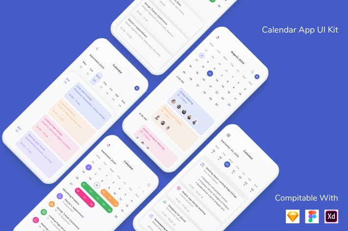 Calendar App UI Kit