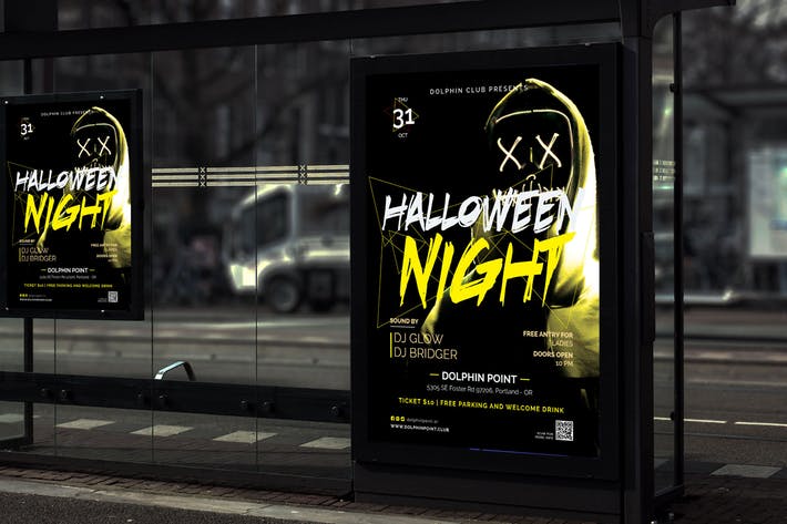 Night - Halloween Party Poster RY