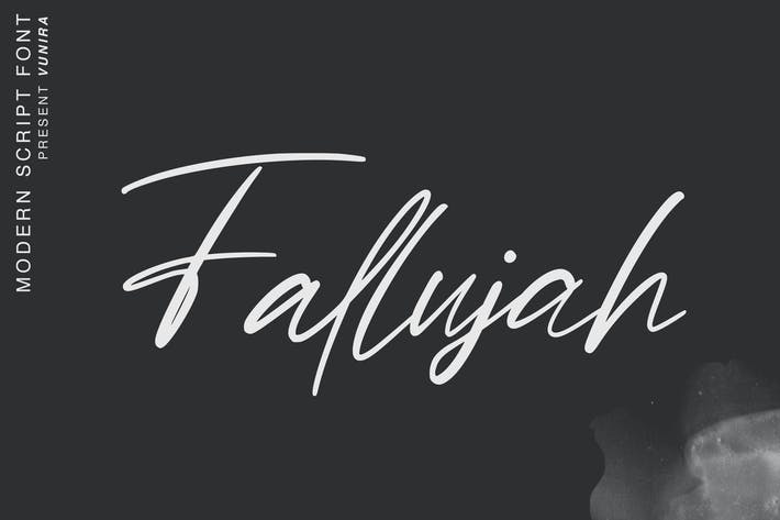 Fallujah | Modern Script Font