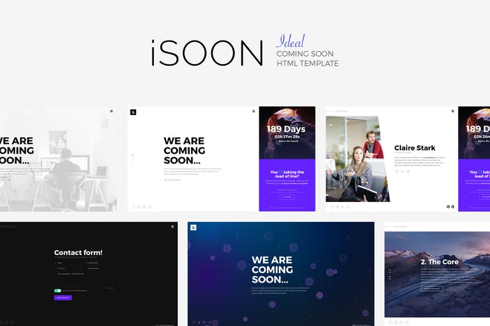 iSOON - Ideal Coming Soon Template