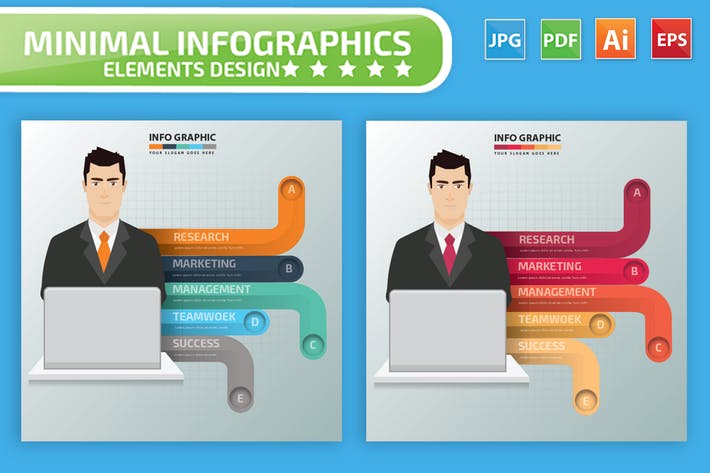 Businessman Infographics Design
