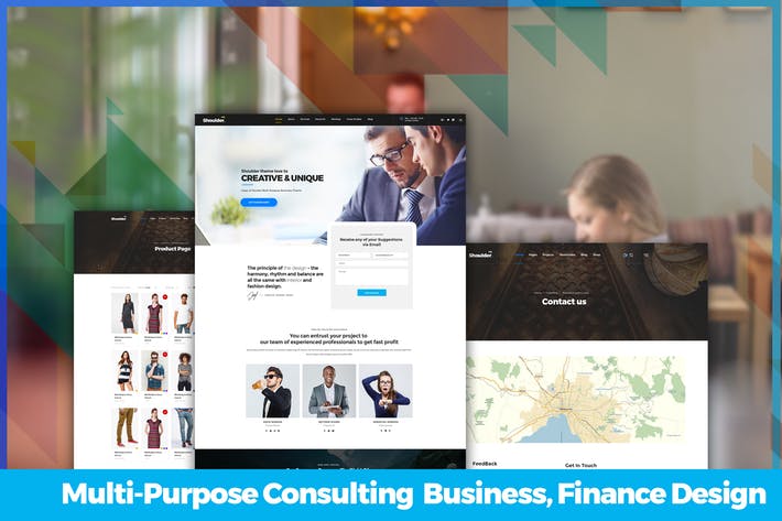 Multi-Purpose Consulting  Business, Finance Design
