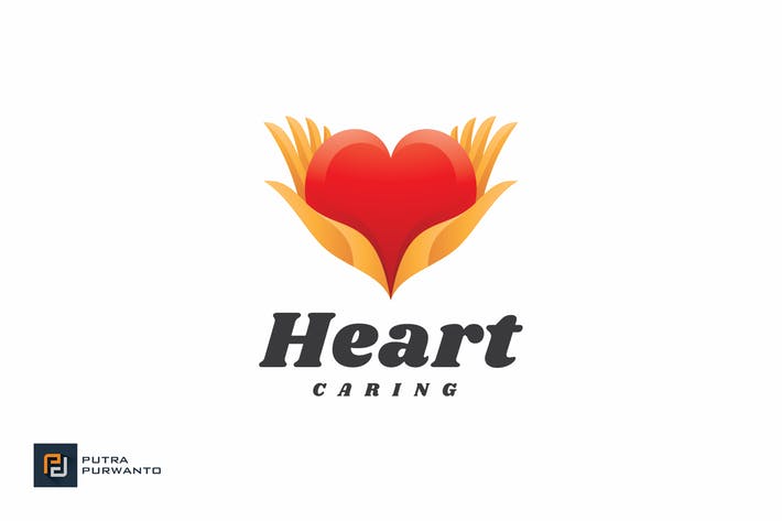 Heart Caring - Logo Template