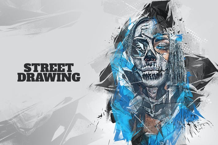 Street Drawing Photoshop Action