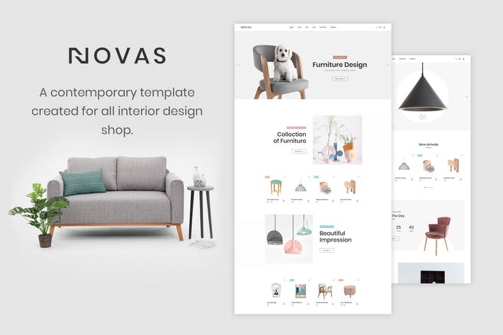 Novas | Furniture and Handmade Shop HTML5 Template