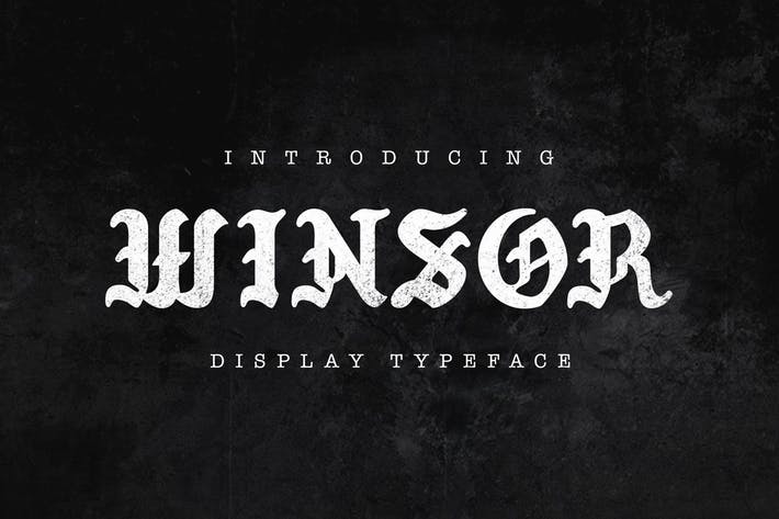 Winsor Typeface
