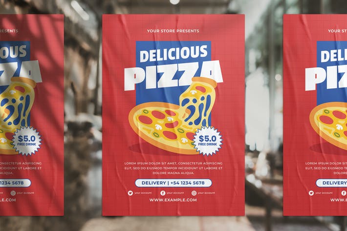 Pizza Promotion Poster