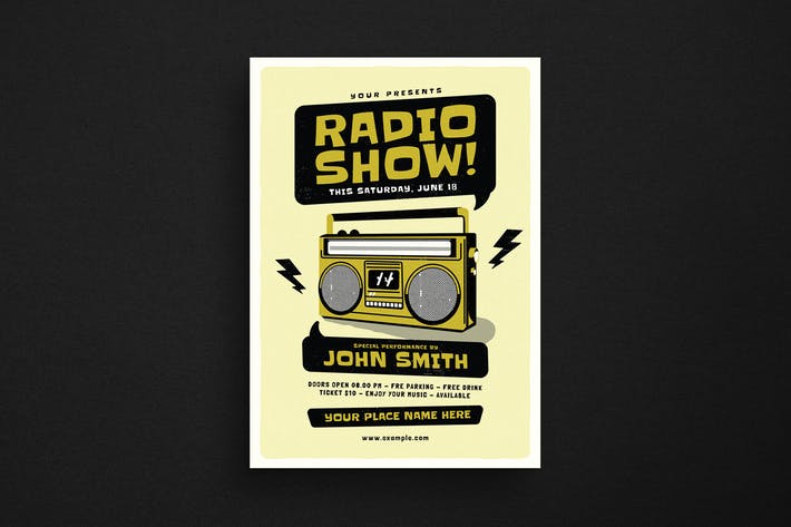 Edgy Radio Event Flyer