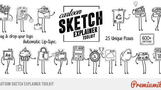 Cartoon Sketch Explainer Toolkit