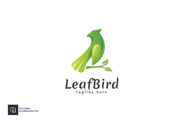 Leaf Bird - Logo Template