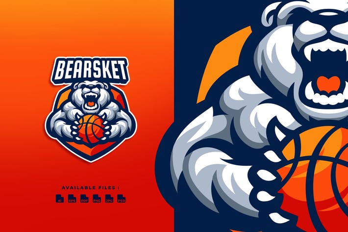 Bear Basket Sport Logo