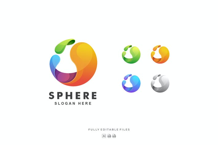 Sphere Color Gradient Logo